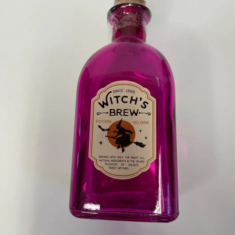 NEW Target Halloween Potion Bottles Wool of Bat Magic Witches Brew Decor Only